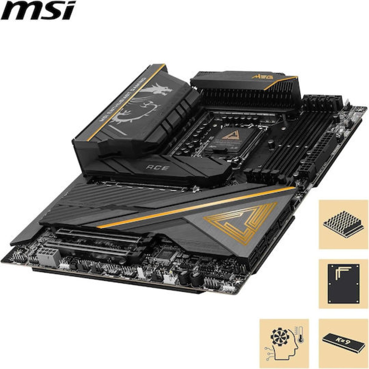 MSI MEG Z890 Ace Wi-Fi Motherboard ATX με Intel 1851 Socket 7E22-001R