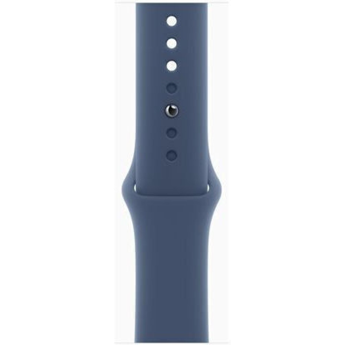 Apple Watch Series 10 Aluminium 46mm Αδιάβροχο με Παλμογράφο (Silver με Denim Sport Band (M/L))