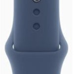 Apple Watch Series 10 Aluminium 46mm Αδιάβροχο με Παλμογράφο (Silver με Denim Sport Band (M/L))