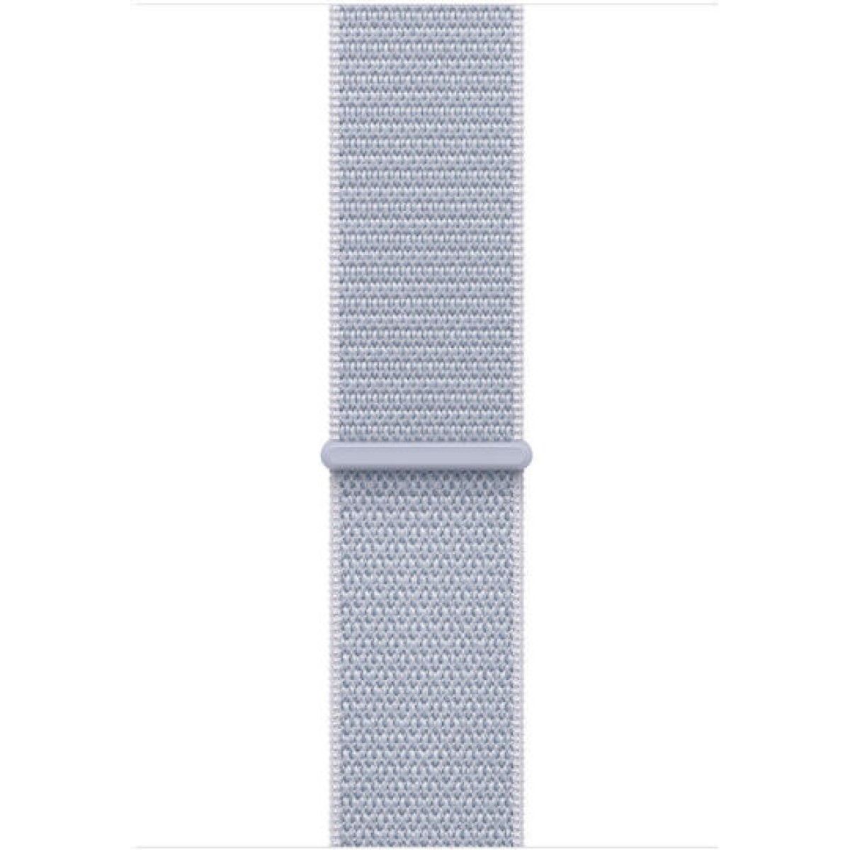 Apple Watch SE 2024 Aluminium 44mm Αδιάβροχο με Παλμογράφο (Silver με Blue Cloud Sport Loop)
