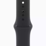 Apple Watch Series 10 Cellular Aluminium 42mm Αδιάβροχο με eSIM και Παλμογράφο (Jet Black Aluminium Case with Sport Band S/M)