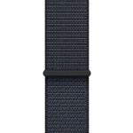Apple Watch Series 10 Cellular Aluminium 46mm Αδιάβροχο με eSIM και Παλμογράφο (Sport Loop Jet Black/Ink)