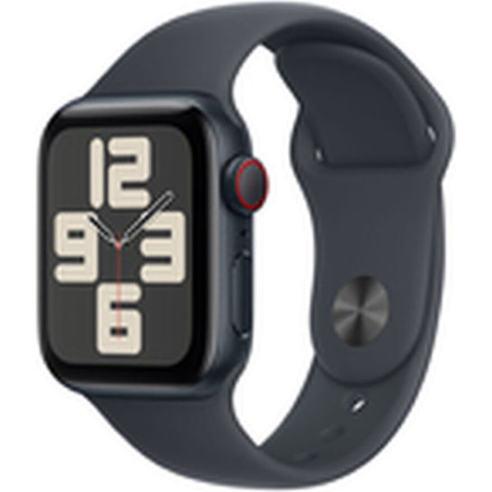 Apple Watch SE 2024 Cellular Aluminium 40mm Αδιάβροχο με eSIM και Παλμογράφο (Midnight Sport Band)