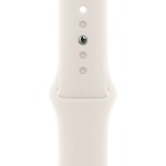 Apple Watch Series 10 Cellular Titanium 46mm Αδιάβροχο με eSIM και Παλμογράφο (Gold Titanium με Starlight Sport Band (M/L))