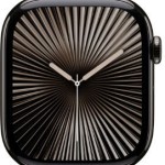 Apple Watch Series 10 Cellular Titanium 46mm Αδιάβροχο με eSIM και Παλμογράφο (Slate - Milanese Loop Slate M/L)