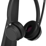 Epos Impact 1061 Duo with Stand Ασύρματα On Ear Multimedia Ακουστικά με μικρόφωνο και σύνδεση Bluetooth