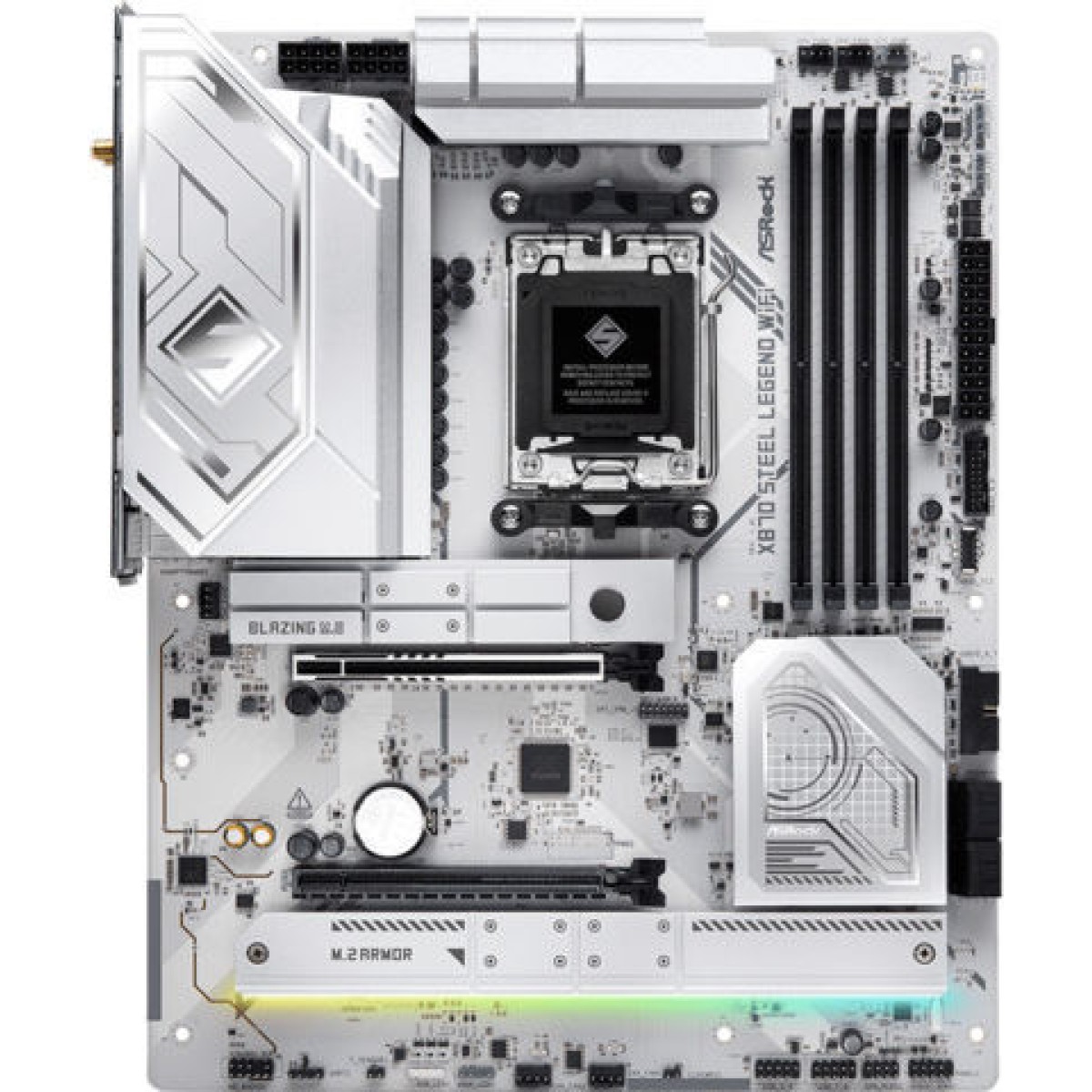 ASRock Steel Legend WiFi X870 Motherboard ATX με AMD AM5 Socket 90-MXBPJ0-A0UAYZ
