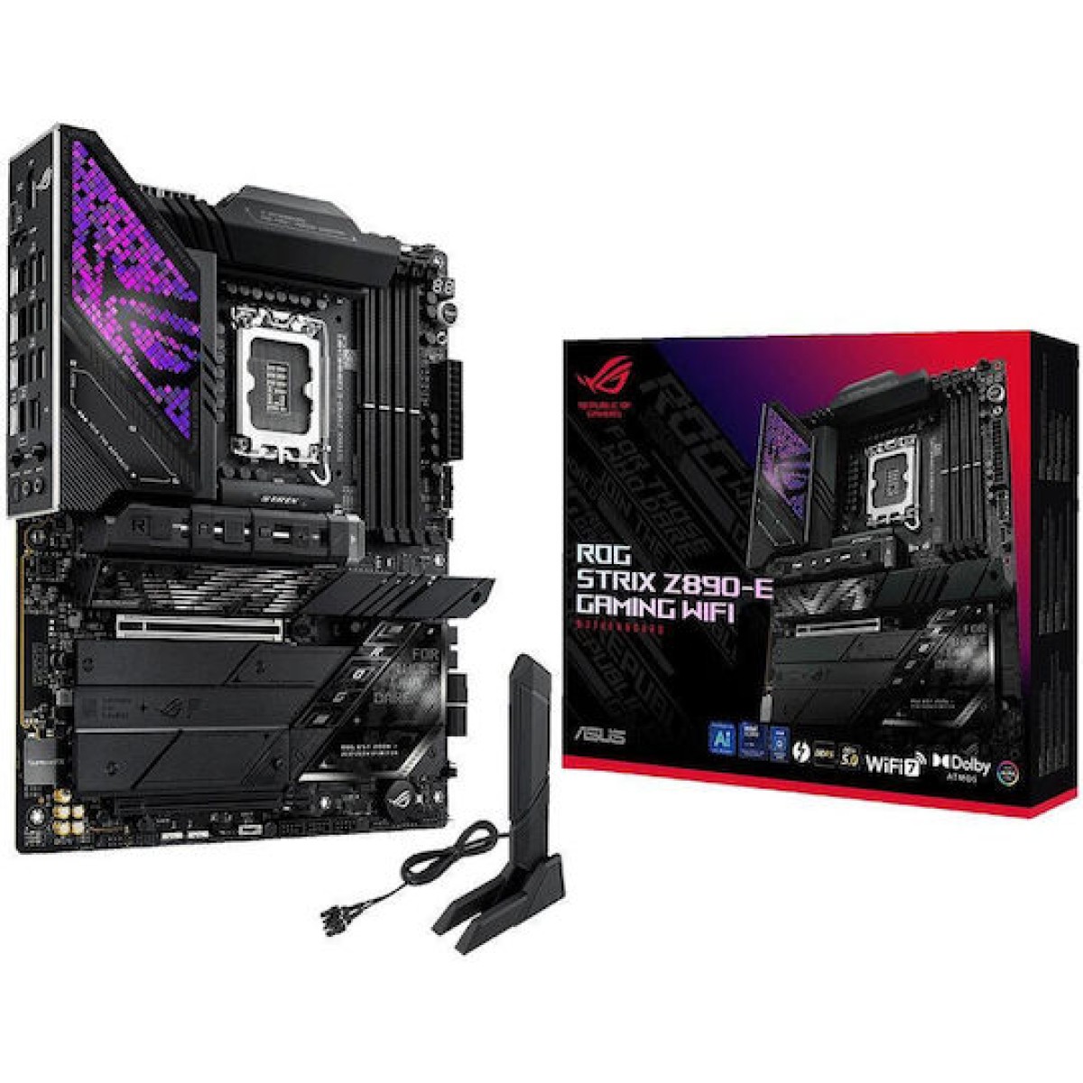 Asus ROG Strix Z890-E Gaming WIFI Motherboard ATX με Intel 1851 Socket 90MB1IM0-M0EAY0