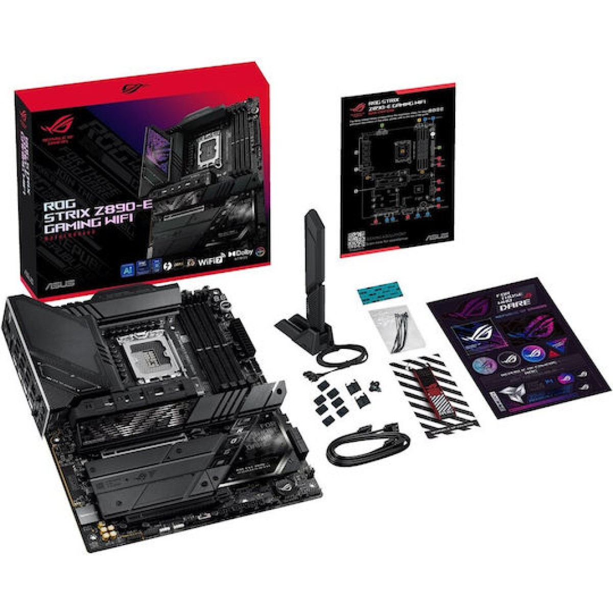 Asus ROG Strix Z890-E Gaming WIFI Motherboard ATX με Intel 1851 Socket 90MB1IM0-M0EAY0
