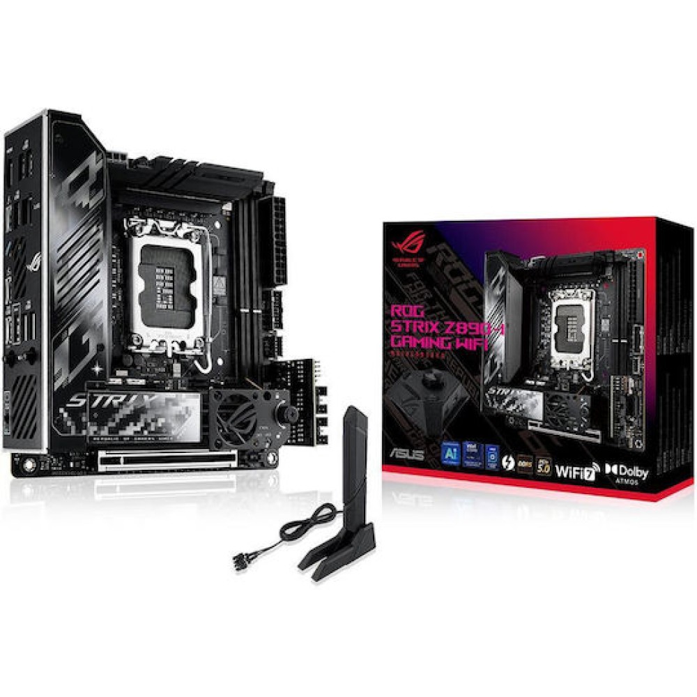 Asus Rog Strix Z890-I Gaming Wifi Motherboard Mini ITX με Intel 1851 Socket 90MB1IC0-M0EAY1