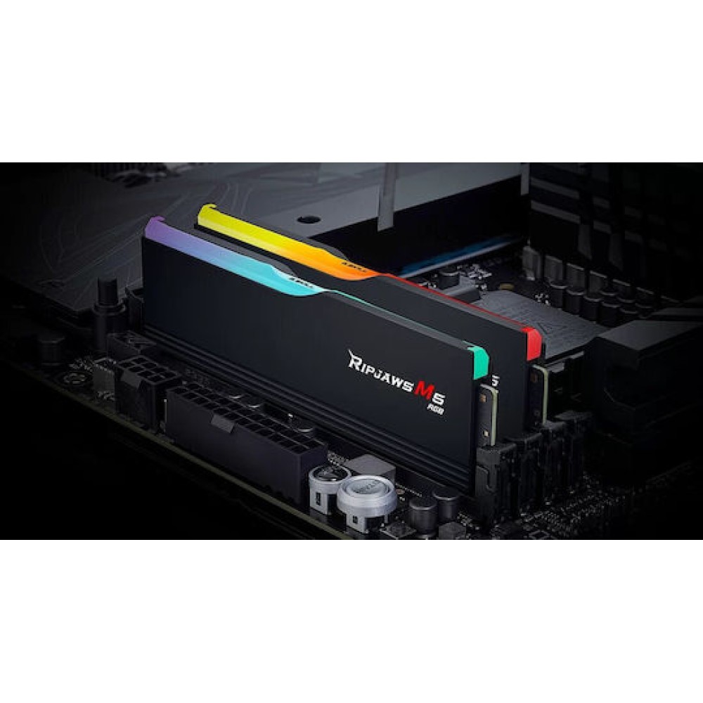 G.Skill Ripjaws M5 RGB XMP DDR5 32GB RAM με 2x16GB Modules και Ταχύτητα 6000 για Desktop