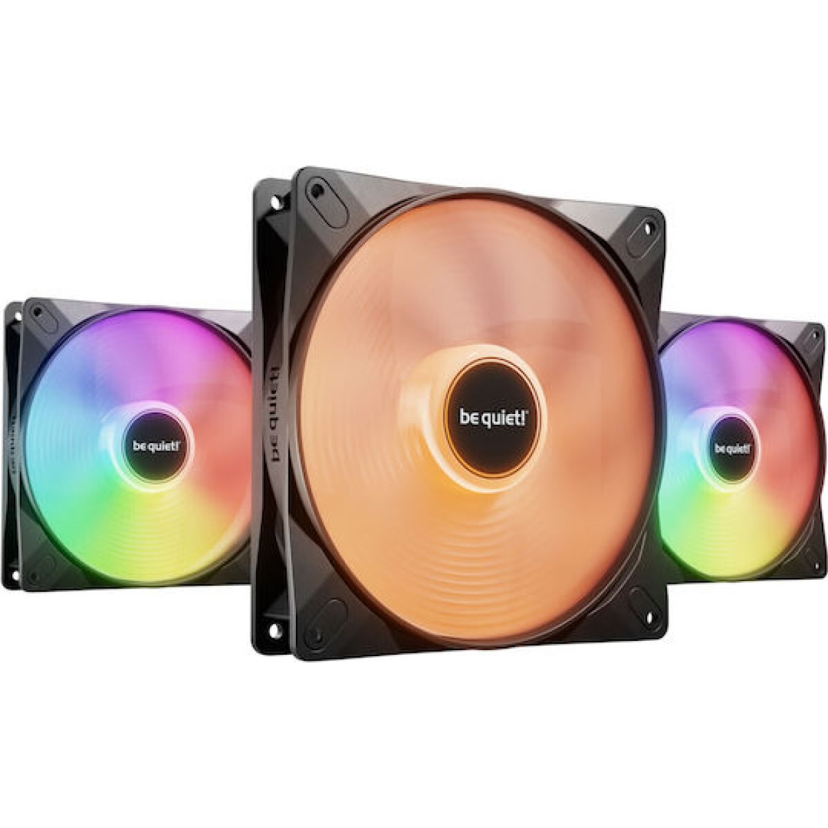 Be Quiet Light Wings LX HS Case Fan 140mm με ARGB Φωτισμό και Σύνδεση 3-Pin / 4-Pin PWM 3τμχ