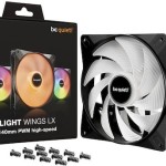 Be Quiet Light Wings LX HS Case Fan 140mm με ARGB Φωτισμό και Σύνδεση 3-Pin / 4-Pin PWM 3τμχ