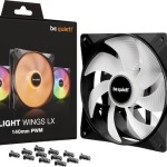 Be Quiet Light Wings LX Case Fan 140mm με ARGB Φωτισμό και Σύνδεση 3-Pin / 4-Pin PWM 3τμχ