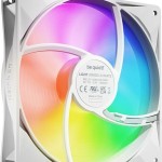 Be Quiet Light Wings LX Case Fan 140mm με ARGB Φωτισμό και Σύνδεση 3-Pin / 4-Pin PWM 3τμχ Λευκό