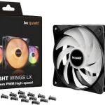 Be Quiet Light Wings LX HS Case Fan 120mm με ARGB Φωτισμό και Σύνδεση 3-Pin / 4-Pin PWM 3τμχ