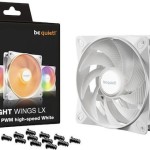 Be Quiet Light Wings LX HS Case Fan 120mm με ARGB Φωτισμό και Σύνδεση 3-Pin / 4-Pin PWM 3τμχ Λευκό