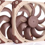 Noctua NF-A14x25 G2 PWM Sx2-PP Case Fan 140mm με Σύνδεση 4-Pin 2τμχ Καφέ