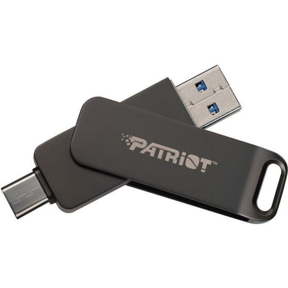 Patriot Rage R550 512GB USB 2.0 Stick με σύνδεση USB-A & USB-C Μαύρο