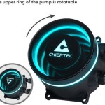 Chieftec Iceberg 240 Dark Υδρόψυξη Επεξεργαστή Διπλού Ανεμιστήρα 120mm για Socket AM4/AM5/1700/1200/115x