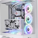 Thermaltake CTE E550 TG Gaming Midi Tower Κουτί Υπολογιστή με Πλαϊνό Παράθυρο Gravel Sand