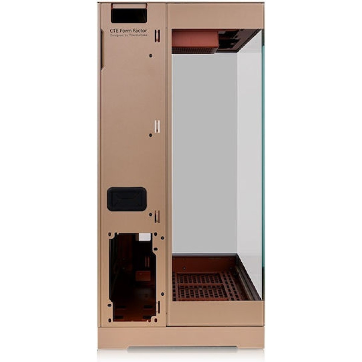 Thermaltake CTE E550 TG Gaming Midi Tower Κουτί Υπολογιστή με Πλαϊνό Παράθυρο Gravel Sand