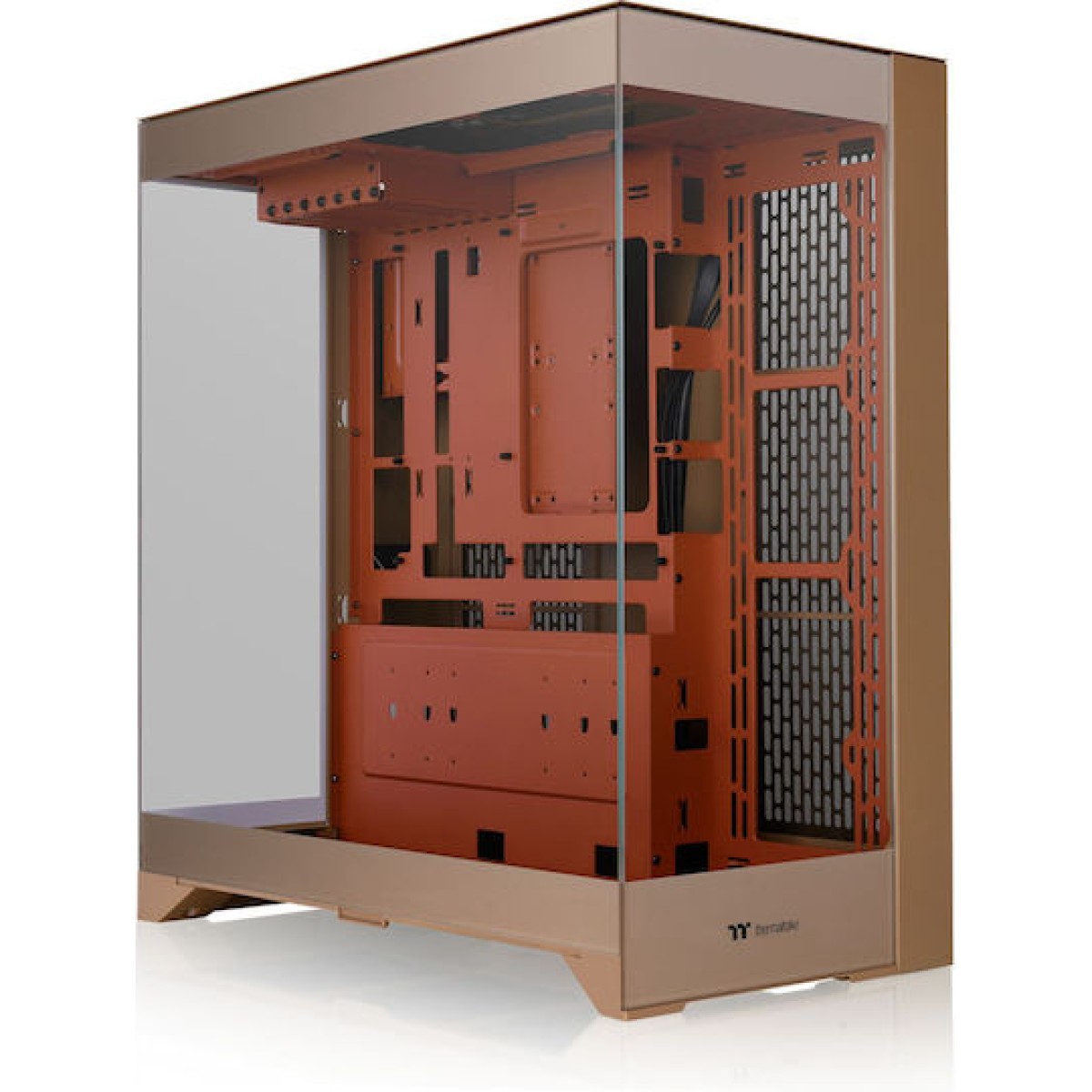 Thermaltake CTE E550 TG Gaming Midi Tower Κουτί Υπολογιστή με Πλαϊνό Παράθυρο Gravel Sand