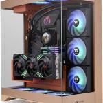 Thermaltake CTE E550 TG Gaming Midi Tower Κουτί Υπολογιστή με Πλαϊνό Παράθυρο Gravel Sand