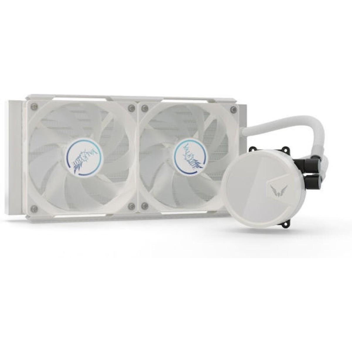 Valkyrie A240 Υδρόψυξη Επεξεργαστή Διπλού Ανεμιστήρα 120mm για Socket AM4/AM5/1700 με ARGB Φωτισμό Λευκή