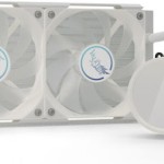 Valkyrie A240 Υδρόψυξη Επεξεργαστή Διπλού Ανεμιστήρα 120mm για Socket AM4/AM5/1700 με ARGB Φωτισμό Λευκή