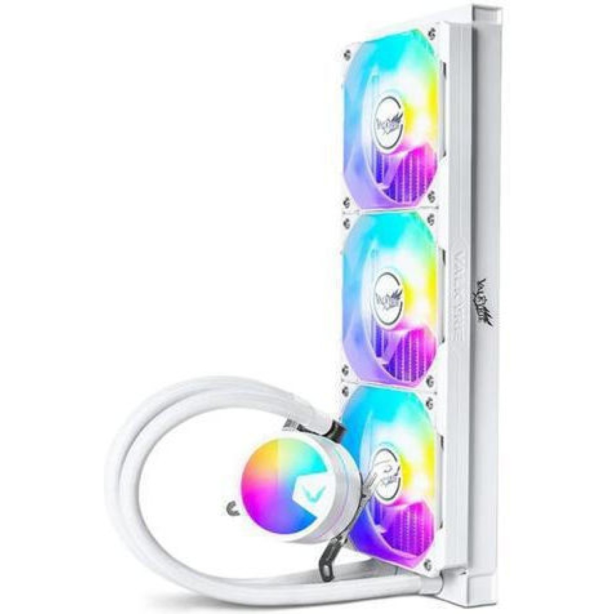 Valkyrie A360 Υδρόψυξη Επεξεργαστή Τριπλού Ανεμιστήρα 120mm για Socket AM4/AM5/1700/115x με RGB Φωτισμό Λευκή