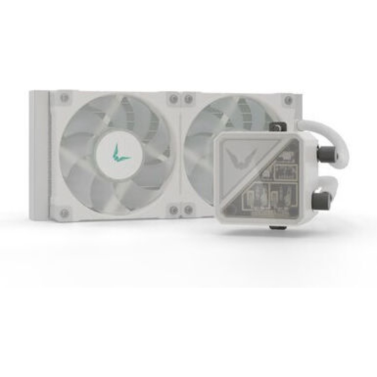 Valkyrie V240 Lite Υδρόψυξη Επεξεργαστή Διπλού Ανεμιστήρα 120mm για Socket AM4/AM5/1700/1200/115x με Λευκό Φωτισμό Λευκή