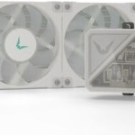 Valkyrie V240 Lite Υδρόψυξη Επεξεργαστή Διπλού Ανεμιστήρα 120mm για Socket AM4/AM5/1700/1200/115x με Λευκό Φωτισμό Λευκή