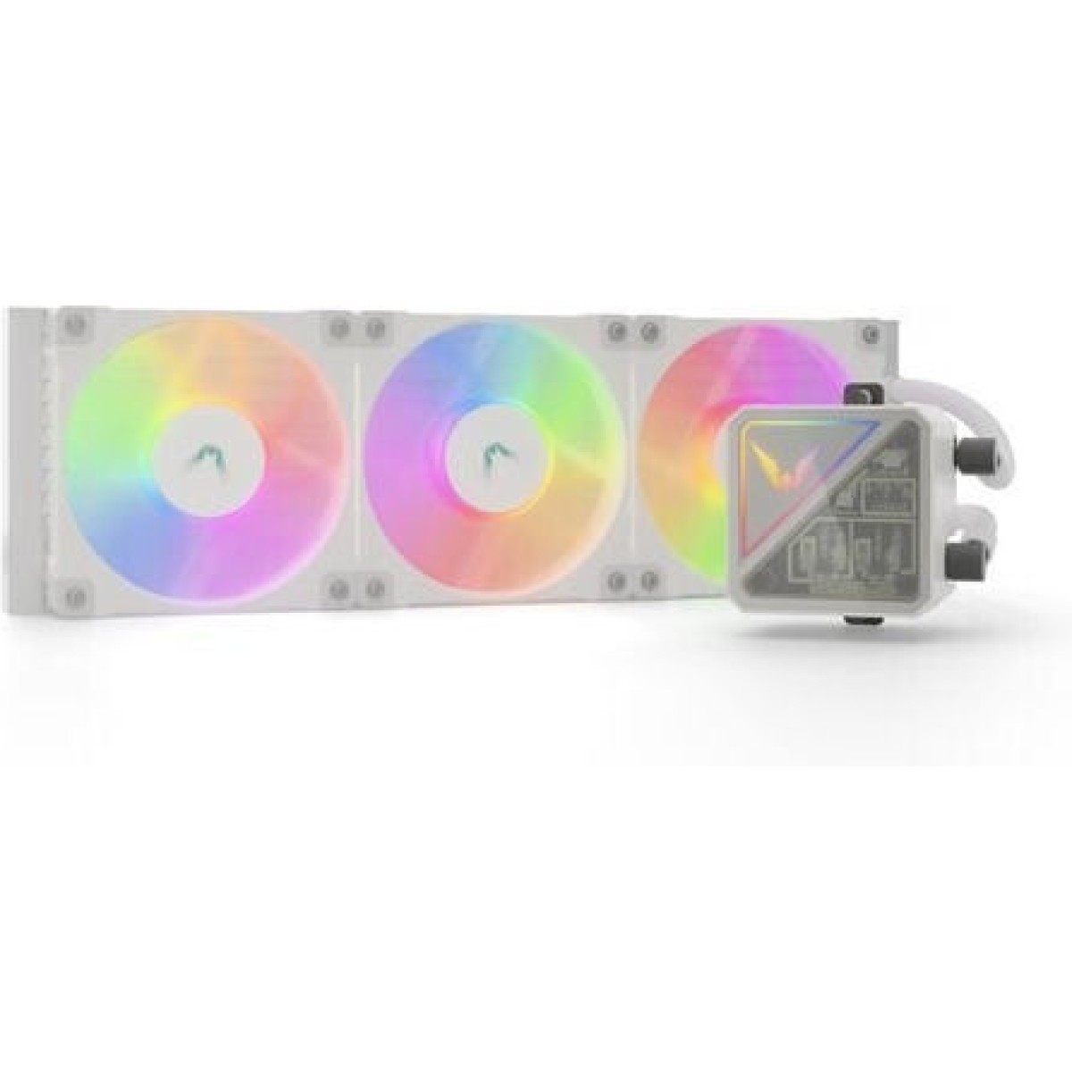 Valkyrie V360 Lite Υδρόψυξη Επεξεργαστή Τριπλού Ανεμιστήρα για Socket AM4/AM5/1700/1200/115x με RGB Φωτισμό Λευκή