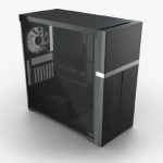 Valkyrie VK02 Lite Midi Tower Κουτί Υπολογιστή με Πλαϊνό Παράθυρο Μαύρο