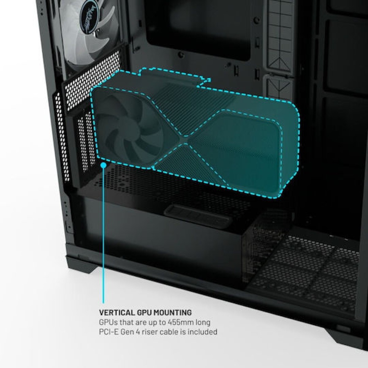 Valkyrie VK02 Lite Midi Tower Κουτί Υπολογιστή με Πλαϊνό Παράθυρο Μαύρο