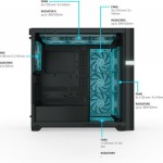 Valkyrie VK02 Lite Midi Tower Κουτί Υπολογιστή με Πλαϊνό Παράθυρο Μαύρο