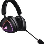 Asus ROG Delta II Ασύρματο Over Ear Gaming Headset με σύνδεση Bluetooth / USB