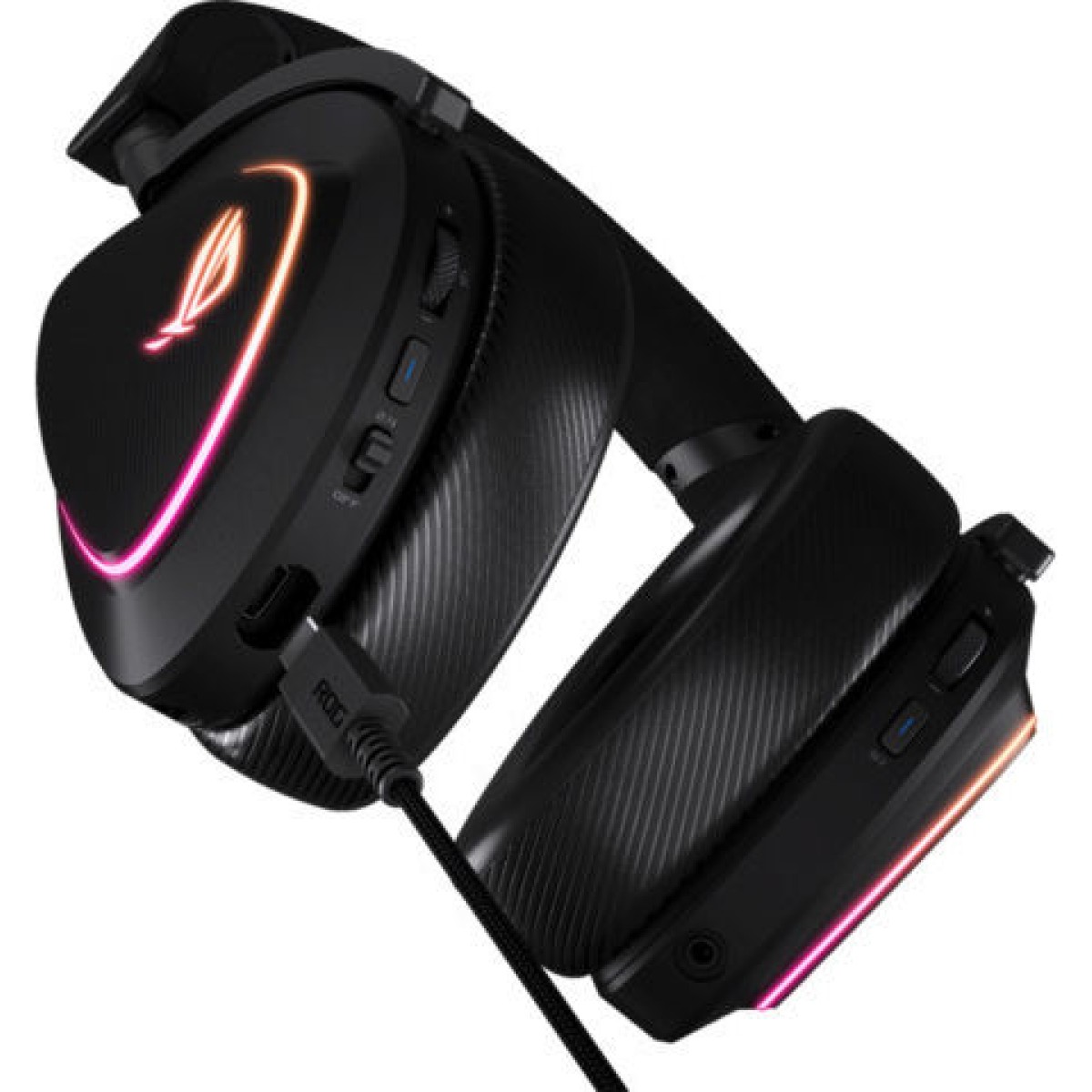 Asus ROG Delta II Ασύρματο Over Ear Gaming Headset με σύνδεση Bluetooth / USB
