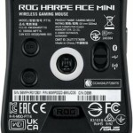 Asus ROG Harpe Ace Mini Ασύρματο RGB Gaming Ποντίκι 42000 DPI Μαύρο