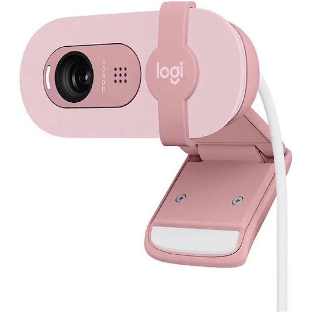 Logitech Brio 100 Web Camera Full HD 1080p Ροζ
