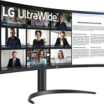 LG 34WR55QK-B Ultrawide VA HDR Curved Monitor 34