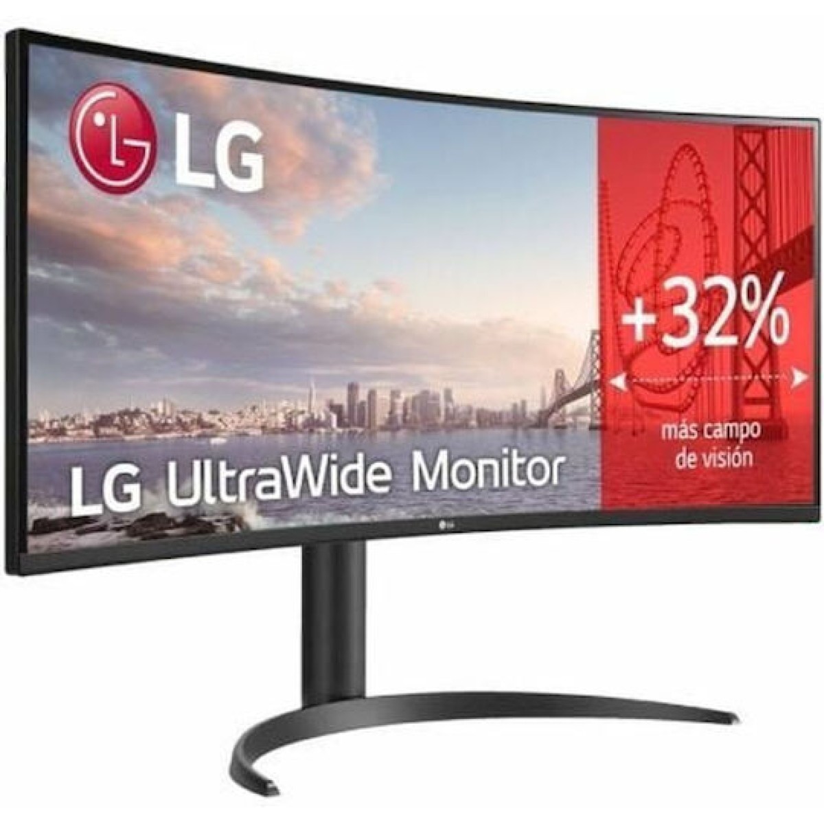 LG 34WR55QK-B Ultrawide VA HDR Curved Monitor 34