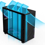 Gigabyte Aorus C400 Glass Midi Tower Κουτί Υπολογιστή με Πλαϊνό Παράθυρο και RGB Φωτισμό Μαύρο