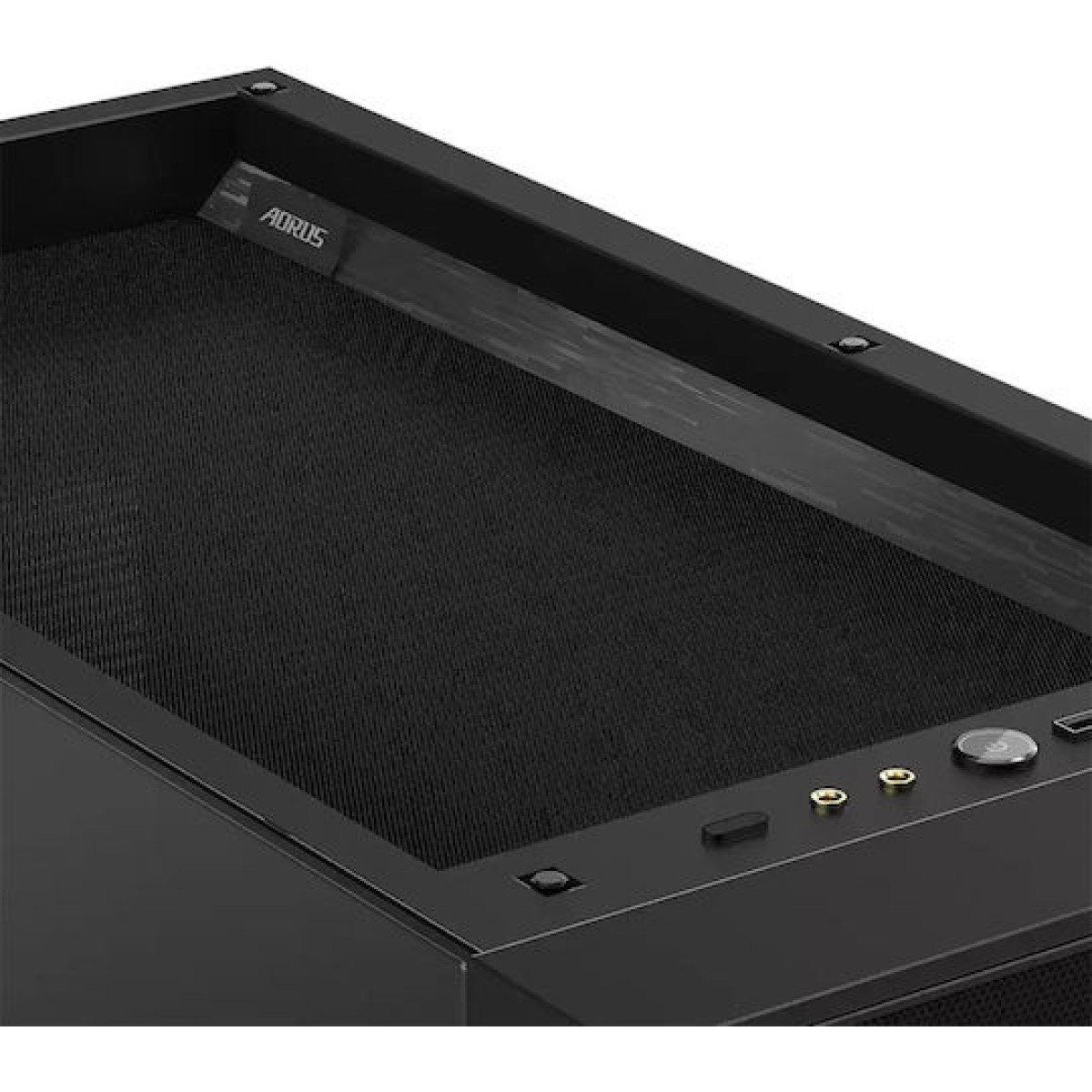 Gigabyte Aorus C500 Gaming Midi Tower Κουτί Υπολογιστή με Πλαϊνό Παράθυρο και RGB Φωτισμό Μαύρο