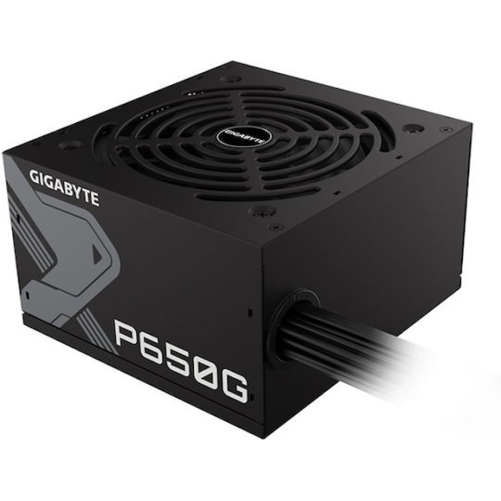 Gigabyte GP-P650G 650W Μαύρο Τροφοδοτικό Υπολογιστή Full Wired 80 Plus Gold