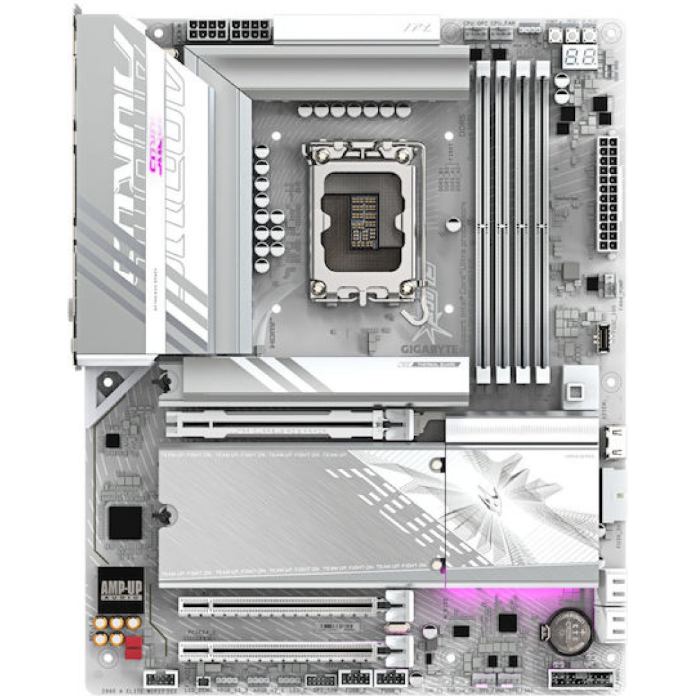 Gigabyte Aorus Elite Wifi 7 ICE Z890 Motherboard ATX με Intel 1851 Socket