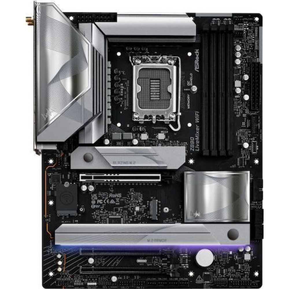 ASRock Z890 LiveMixer WiFi Motherboard ATX με Intel 1851 Socket 90-MXBPE0-A0UAYZ