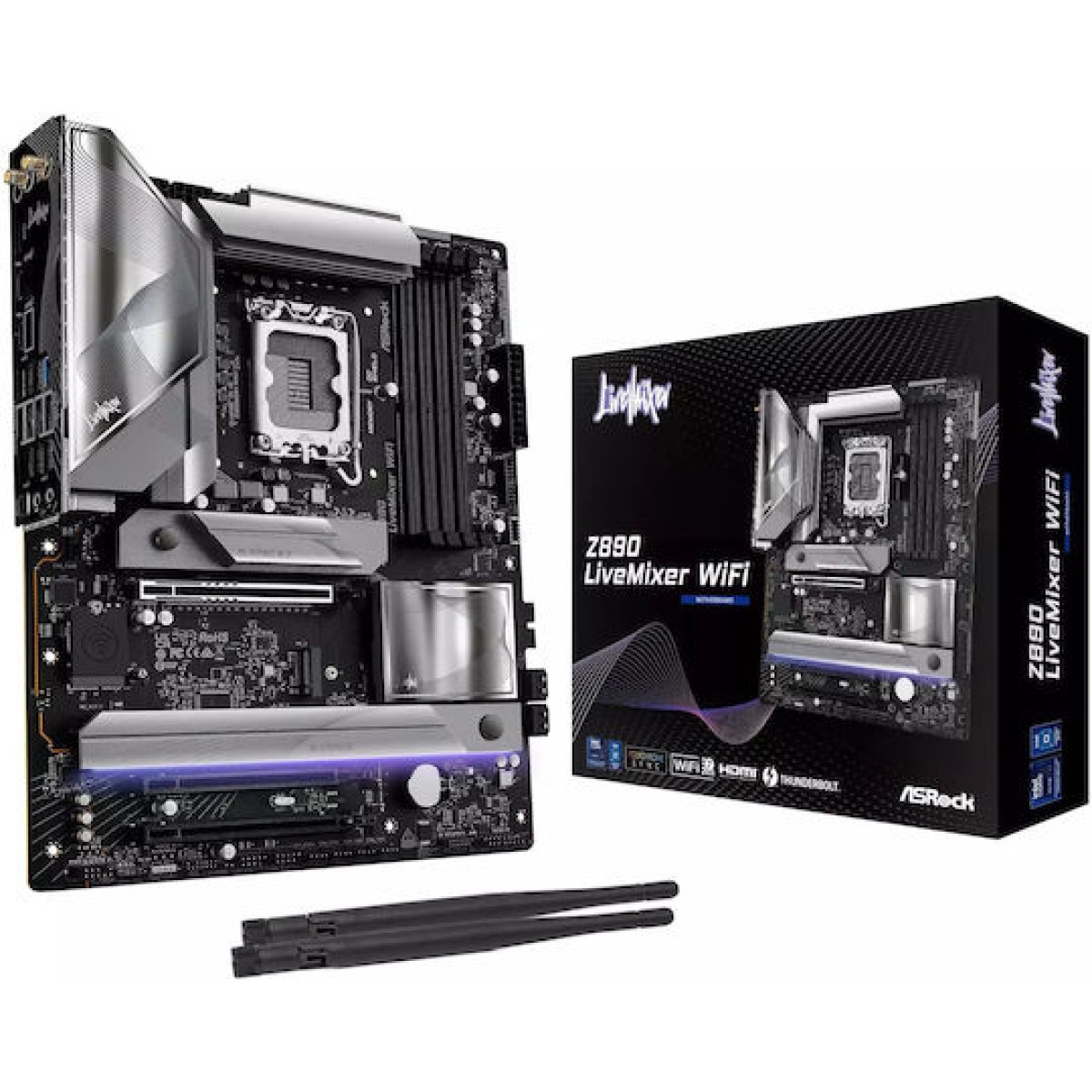 ASRock Z890 LiveMixer WiFi Motherboard ATX με Intel 1851 Socket 90-MXBPE0-A0UAYZ