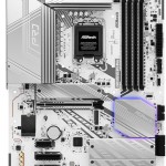ASRock Z890 Pro RS WiFi White Motherboard ATX με Intel 1851 Socket 90-MXBQC0-A0UAYZ